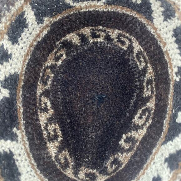 Vintage Handwoven Peruvian 100% Alpaca Wool Hat - Picture 4 of 4